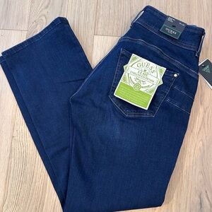 Guess Women's Straight Leg Jeans - Dark Blue